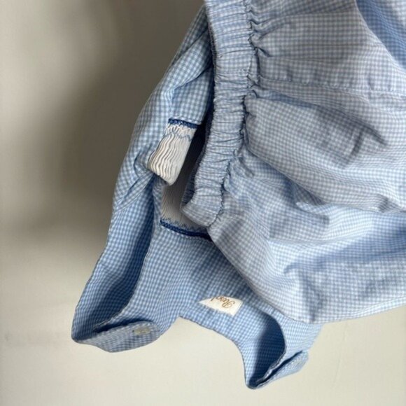Rosalina Collections smocked beach scene blouse + bloomers. Gingham. Size 2/3 - Picture 15 of 16